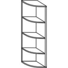 Стеллаж угловой низкий открытый